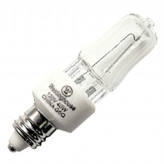 40W 120V T3 2700K Miniature Candelabra E11 Base