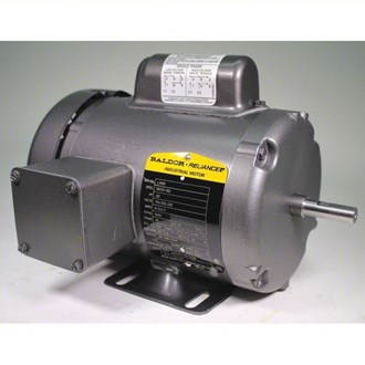 BALDOR ELECTRIC General Purpose Motor: Totally Enclosed Fan-Cooled, Rigid Base Mount, 1/3 HP, L3405