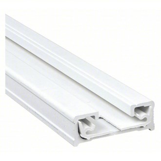 2 Ft. Track Section: J Compatible with Track, White, 1 Circuits, 120V AC, 20 A Max Current