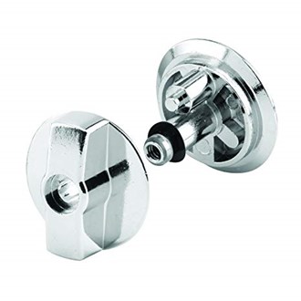 CONCEALED KNOB SET LATCH W/TORX SCREW, CHROME PLATED