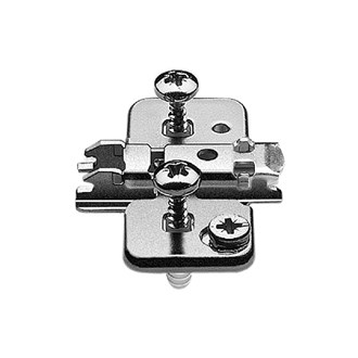 Blum 173H9130 3mm Cam Adjustable Baseplate for Wood Screws or System Screws