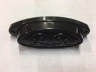 Black Cherry Cup Drawer Pull 11753