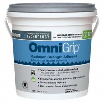 OMNIGRIP 1 GAL. MAXIMUM STRENGTH TILE ADHESIVE
