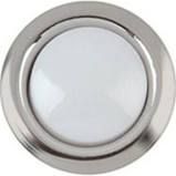 Carlon DH1201L Silver Lighted Round Doorbell Button
