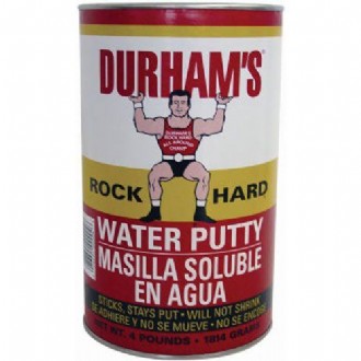 Durham's DRHWP1 1lb Rock Hard Water Putty Patching and Spackling Compound