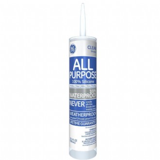 GE 2708911 Silicone 1 10.1 oz. Clear All Purpose Caulk 
