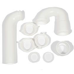 P-Trap W/ Adapter PVC 1-1/2