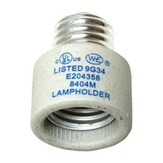 Base Extender E26 Porcelain 2.25 inches White