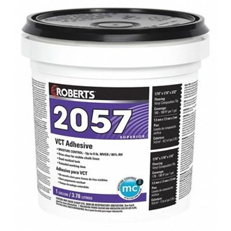 Roberts 2057 Superior Vinyl Composition Tile Adhesive 1 Gallon
