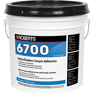 Roberts 6700 4 Gal. Indoor/Outdoor Carpet and Artificial Turf Adhesive