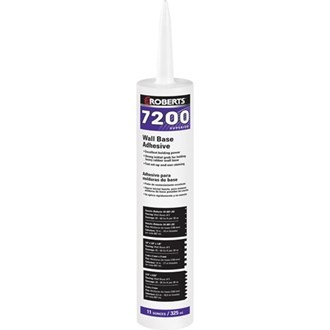 11 fl. oz. Wall and Cove Base Adhesive in Cartridge Tube11 fl. oz. Wall and Cove Base Adhesive in Cartridge Tube