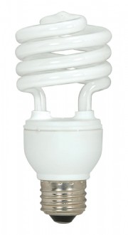 23W CFL Spiral 4100K E26 Base 120V