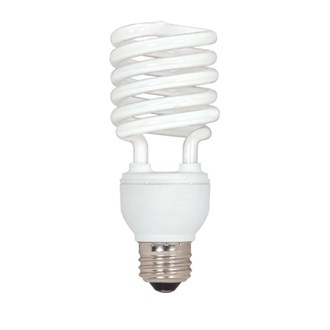 26W Mini Spiral Compact Fluorescent 4100K 82 CRI E26 Base