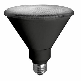 LED 17W PAR38 Black Finish 3000K 120W Equal 40 Flood Dimmable 120V