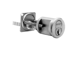 Best 12E72-S2-RP Rim Cylinder Housing (6 or 7-pin) - Less SFIC Core - 626 (Satin Chrome)