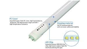 ALEDDRA - T8 LED TUBE - 18W NORMAL - 3W EMERGENCY - BUILT-IN LITHIUM BATTERY - TEST BUTTON - ALEDDRA YSH-T812-Y01-18(G13)4000K