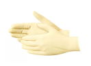 Uline Tough Grip Latex Gloves - Powder-Free, XL